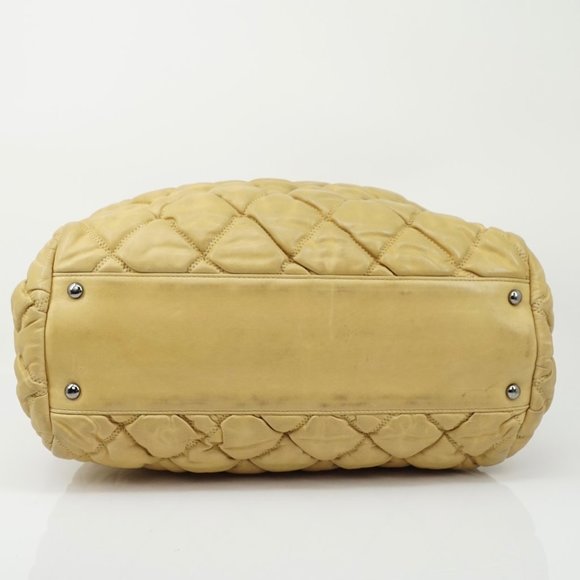Chanel Beige Leather Quilted Bag #N7334H99 - Picture 11 of 16